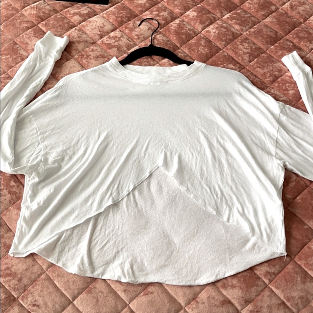 High low crop top..